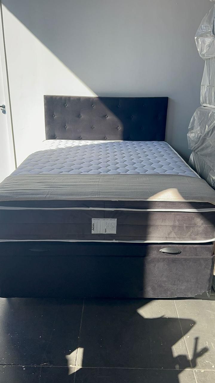 Box de casal escuro